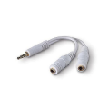Headphone Splitter Cable White
