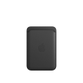 Official Apple iPhone Leather Wallet Case with MagSafe | Black