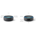 Amazon Echo Dot 3rd Generation Smart Speaker With Alexa | Charcoal Fabric