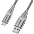 OtterBox USB to USB-C Braided Cable - 1m | Silver