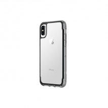 Griffin Survivor Clear Case - Clear/Smoke/Black - iPhone X - TA43850