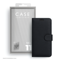 Case FortyFour No. 11 Folio Wallet Case - Samsung S22 | Black