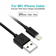 Choetech MFi USB to Lightning Cable - 1.8m | Black