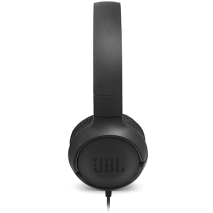 JBL Tune 500 Wired On-Ear Headphones | Black