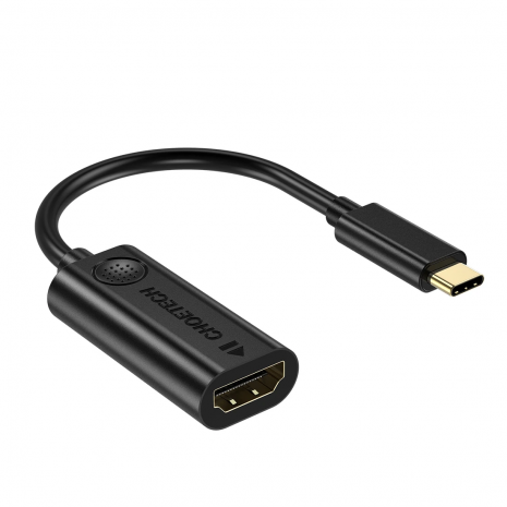 Choetech USB-C to HDMI Adapter | Black - 4K UHD