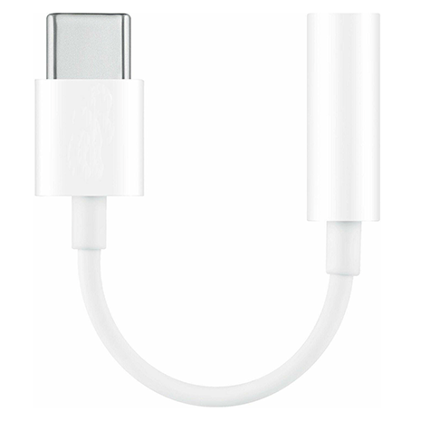 Official Huawei 3.5mm to USB-C Adapter | White