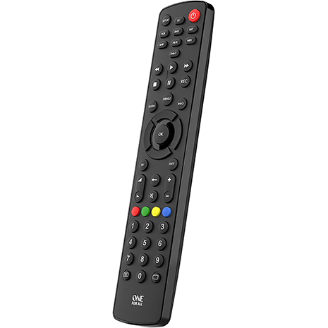 One For All Contour Universal Remote Control | 8 Devices | Black