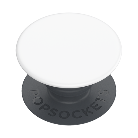 PopSockets Basic PopGrip Expanding Phone Holder & Stand | White