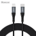 Choetech USB-C to Lightning Strong Braided Cable - 1.2m | Black